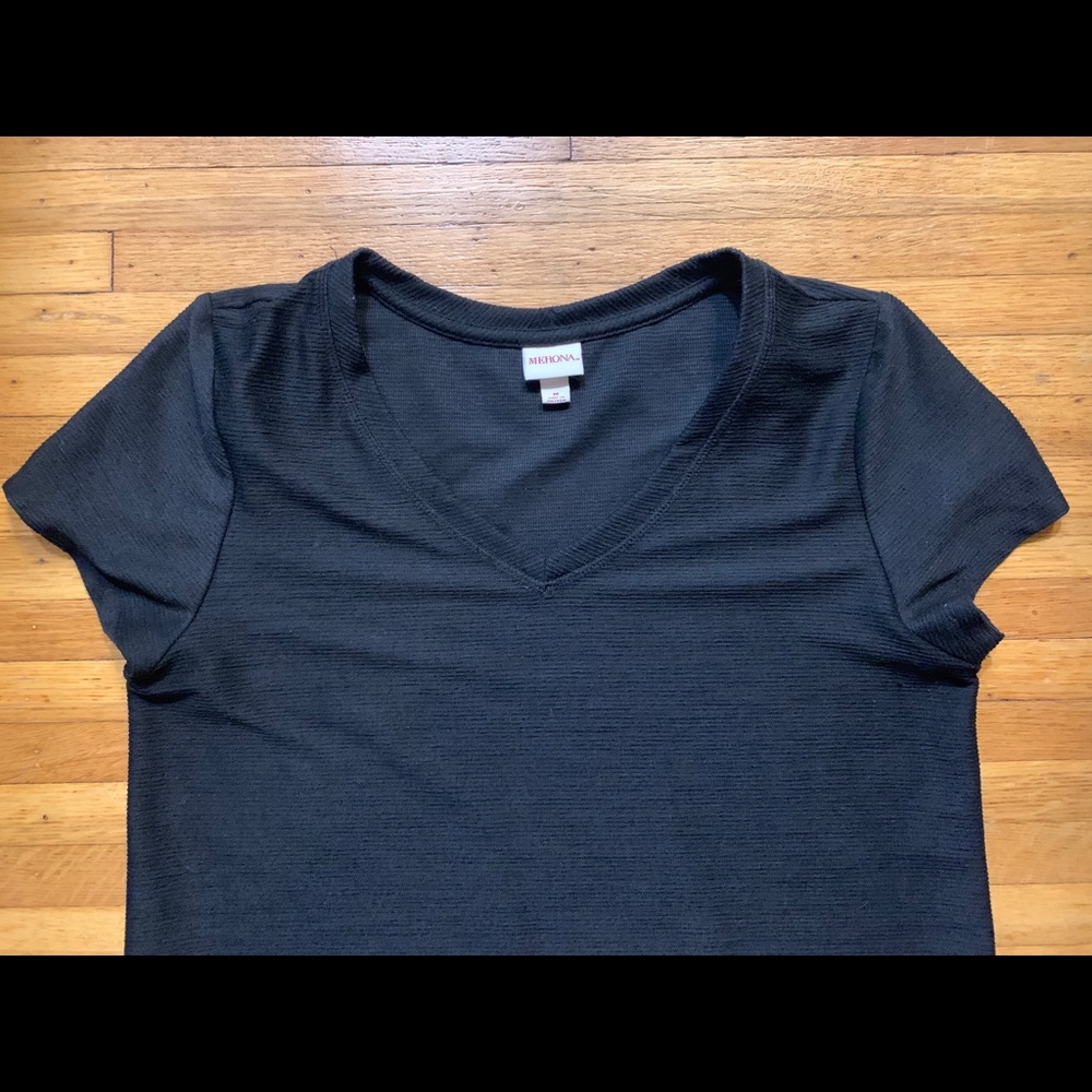 Merona black shift dress